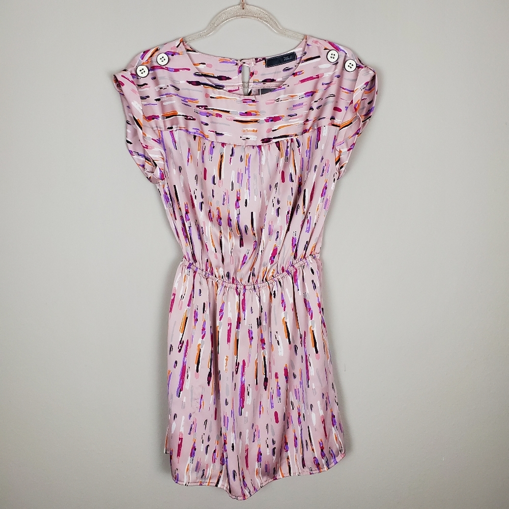 Wish Sleeveless Dress Blush Pink NWT Sz M